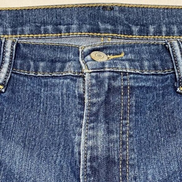 Levi's 505 Men's Blue Jeans 36x32 LEVI Strauss Regular Fit Straight Leg Denim - Picture 12 of 14